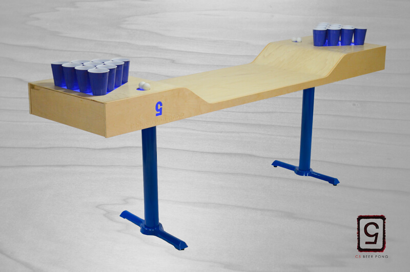 Blue C5 Beer Pong Table