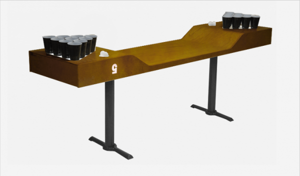 Oak Beer Pong Table